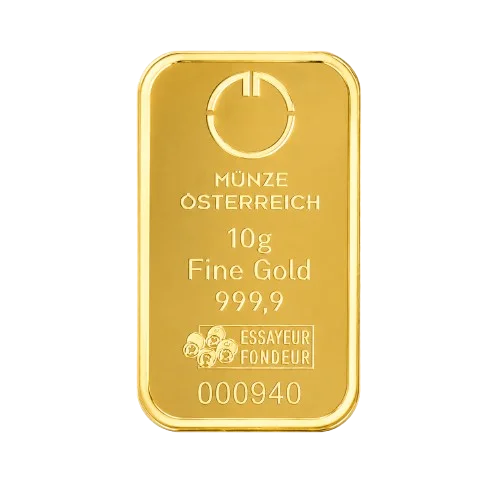 Goldbarren 10 Gramm