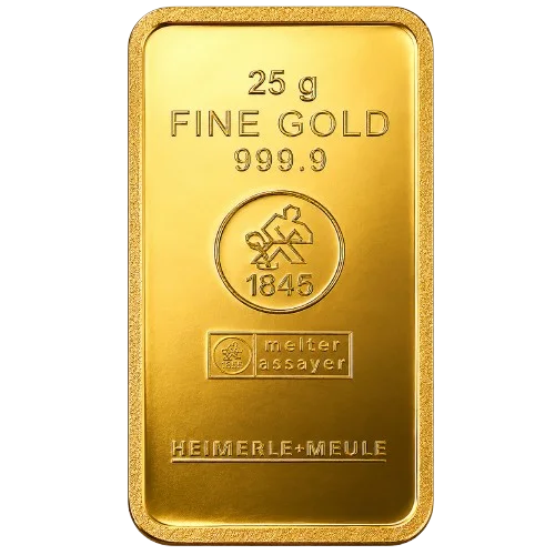 Goldbarren 25 Gramm