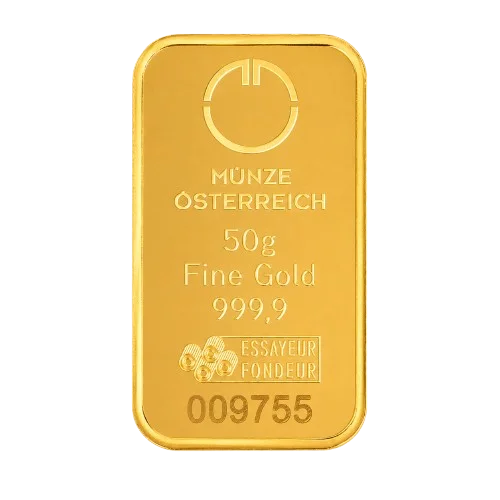 Goldbarren 50 Gramm