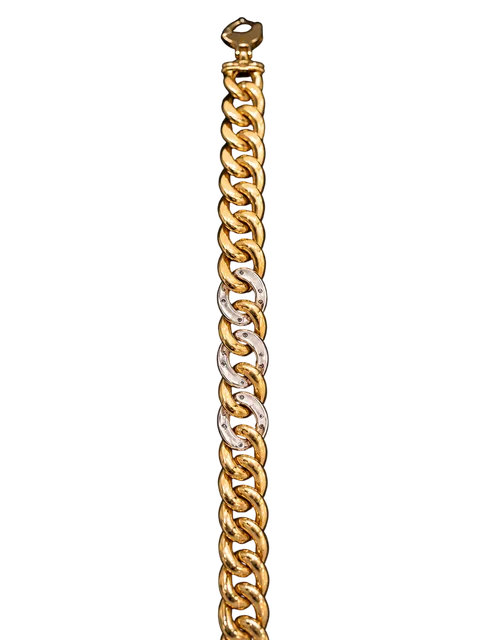 Goldene Armkette 14