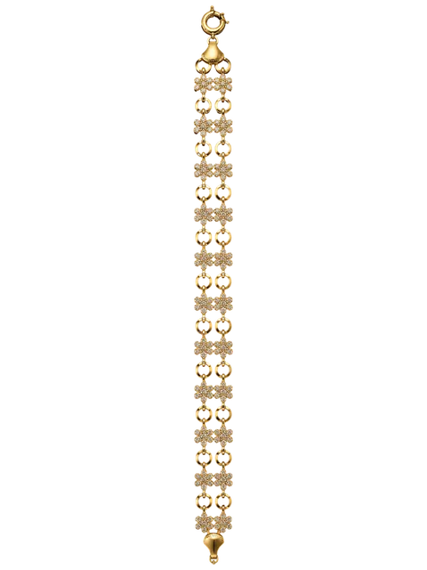 Goldene Armkette 16