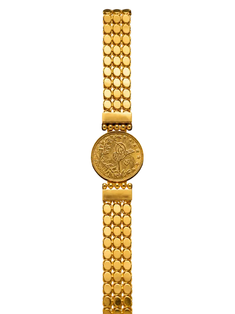 Goldene Armkette 6