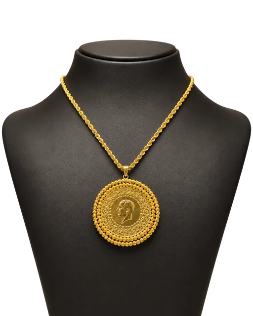 Goldene Halskette 3