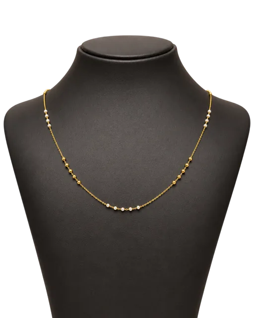 Goldene Halskette 8