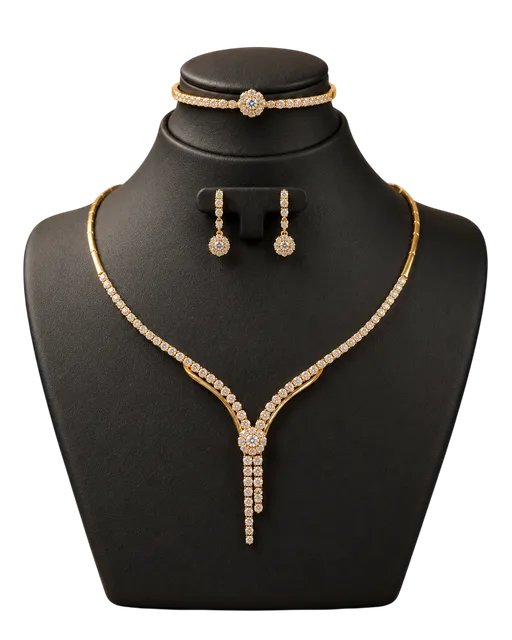 Goldenes Schmuckset 18